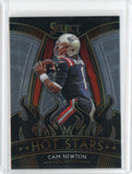 2020 Panini Select NFL Cam Newton Hot Stars Card #HS17