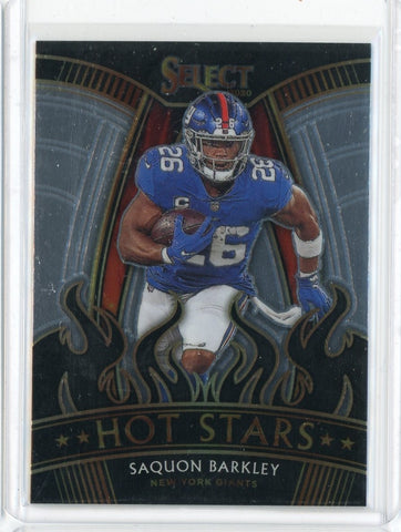 2020 Panini Select NFL Saquon Barkley Hot Stars Card #HS14