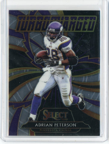 2020 Panini Select NFL Adrian Peterson Turbocharged Card #T4