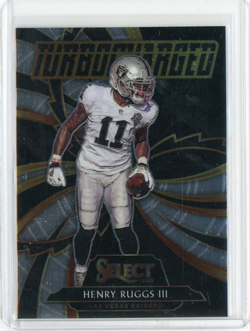 2020 Panini Select NFL Henry Ruggs III Turbocharged Card #T17