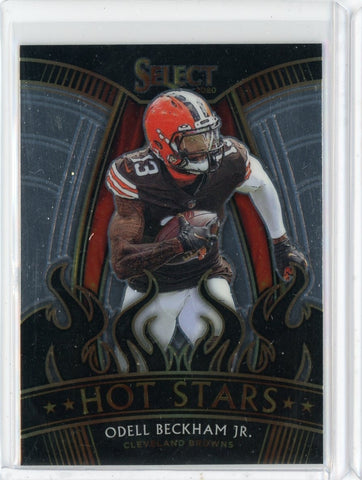 2020 Panini Select NFL Odell Beckham Jr Hot Stars Card #HS11