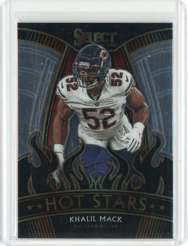 2020 Panini Select NFL Khalil Mack Hot Stars Card #HS7