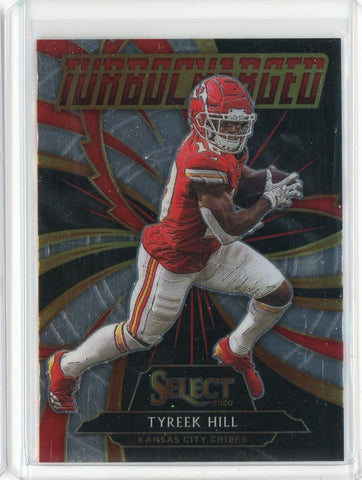 2020 Panini Select NFL Tyreek Hill Turbocharged Card #T1