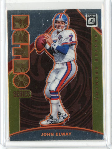 2020 Panini Donruss Optic NFL John Elway Retro Series Card #RS-JE