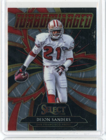 2020 Panini Select NFL Dion Sanders Turbocharged Card #T2