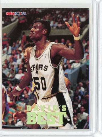 1993-94 NBA Hoops Basketball David Robinson David's Best Card #DB1