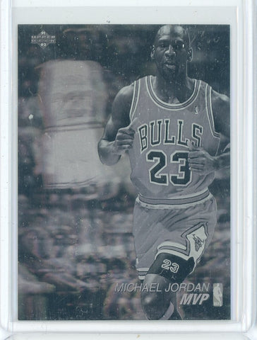 1991-92 Upper Deck Basketball Michael Jordan Hologram Card #AW4
