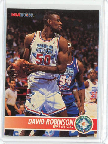 1994-95 NBA Hoops Basketball David Robinson All Star Card #248