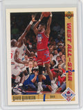 1991-92 Upper Deck Basketball David Robinson West All Star Card #58