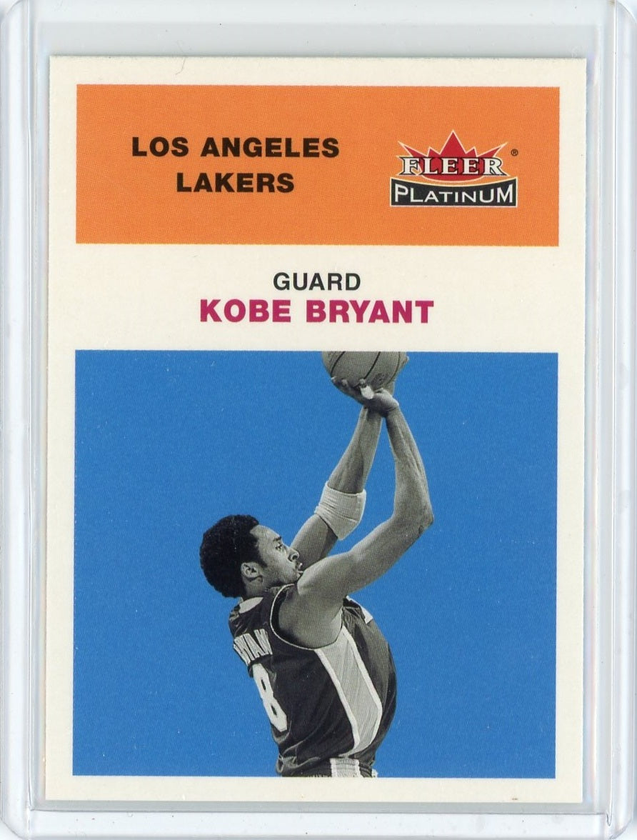 2001-02 Fleer Platinum Basketball Kobe Bryant Card #13