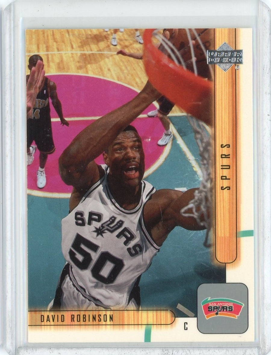 2001-02 Upper Deck Basketball David Robinson Card #150
