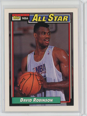 1992-93 Topps David Robinson All Star Card #106