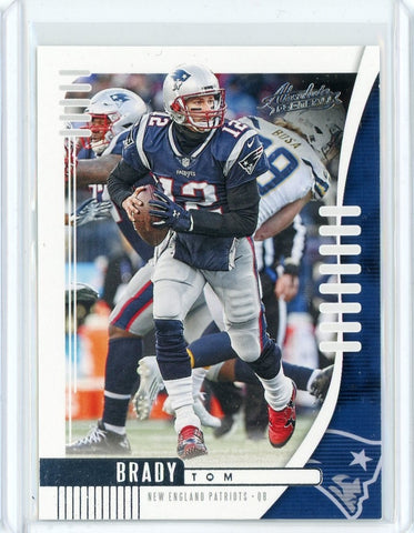 2019 Panini Absolute Football NFL Tom Brady Card #1