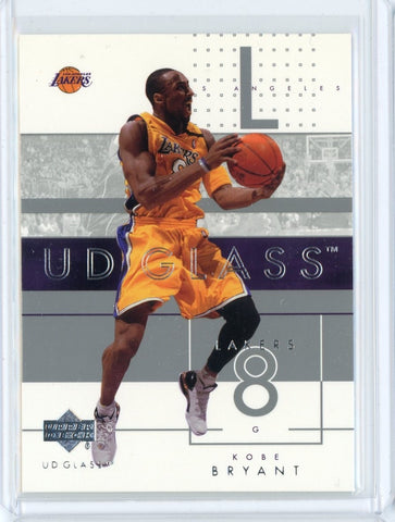 2004-05 Upper Deck Glass Basketball Kobe Bryant Card #34