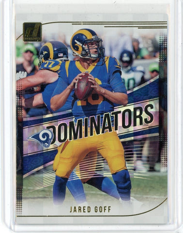 2018 Panini Donruss NFL Jared Goff Dominators Card #D-7