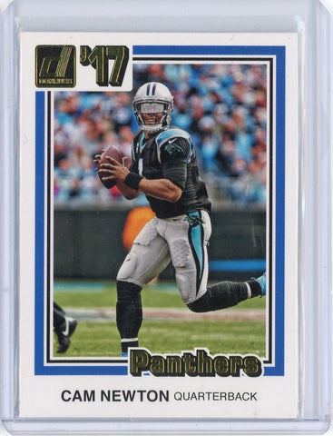 2017 Panini Donruss NFL Cam Newton Card #34