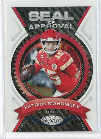 2021 Panini Certified NFL Patrick Mahones II Seal of Approval Card #SA-14