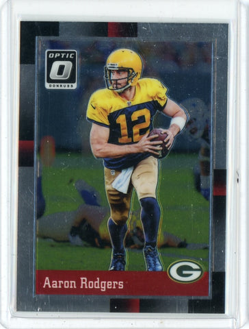 2018 Panini Donruss Optic NFL Aaron Rogers 88 Tribute Card #TRI-AR