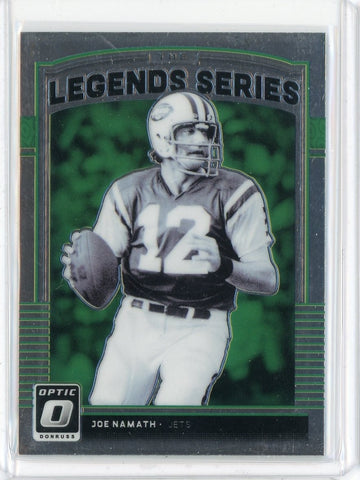 2018 Panini Donruss Optic NFL Joe Namath Legend Series Card #LS-JN