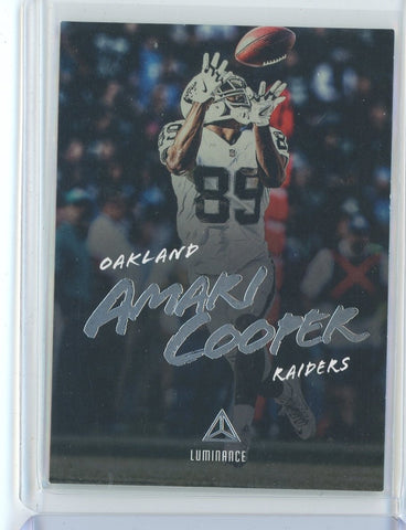 2018 Panini Luminance NFL Amari Cooper Card #69