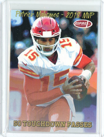 2020 Sage Aspire NFL Patrick Mahones 50 Touchdown Passes Card #ASP-2