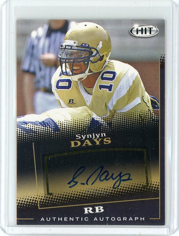 2015 Sage HIT NFL Synjyn Days Auto Card #A30