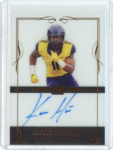 2013 Leaf Clear NFL Kevin White Auto Card #GA-KW2