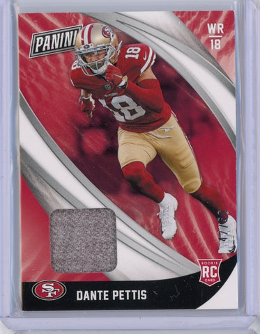 2018 Panini Black Friday NFL Dante Pettis Patch Card #DP