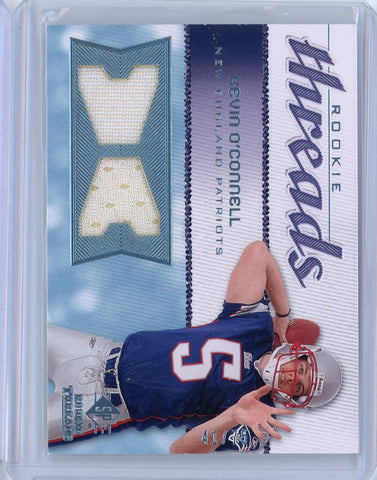 2008 Upper Deck SP NFL Kevin O'Connell Rookie Threads Patch Card #RT-KO /75