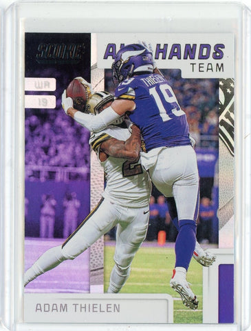 2019 Panini Score NFL Adam Theilen All Hands Team Card #AHT-4