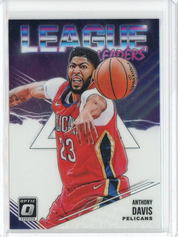 2018-19 Panini Donruss Optic Basketbal Anthony Davis League Leaders Card #5