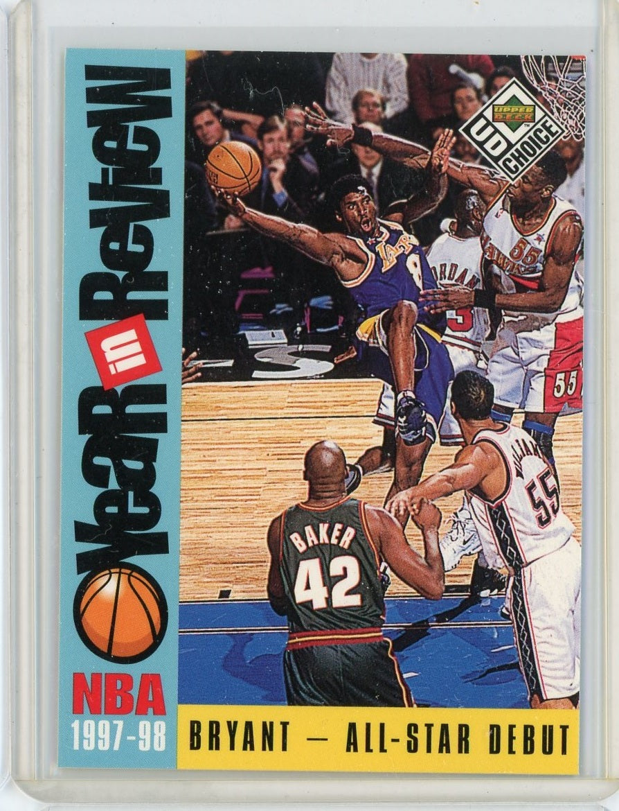 1998-99 Upper Deck Collectors Choice Basketball Kobe Bryant All Star Debut Card #186