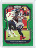 2020 Panini Prizm NFL Deshaun Watson Green Prizm Card #74