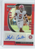 2020 Panini Prizm Draft Picks NFL Shyheim Carter Auto Red Prizm Card #231