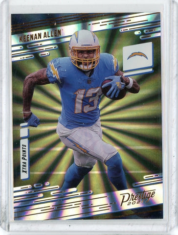 2021 Panini Prestige NFL Russell Keenan Allen Xtra Points Card #189