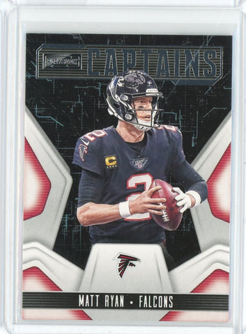 2020 Panini Playbook NFL Matt Ryan Captains Card #CAP-8