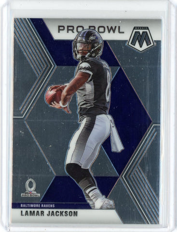 2020 Panini Mosaic NFL Lamar Jackson Pro Bowl Card #251