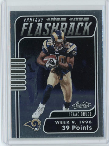 2020 Panini Absolute Football NFL Isaac Bruce Fantasy Flashback Card #FF-IB