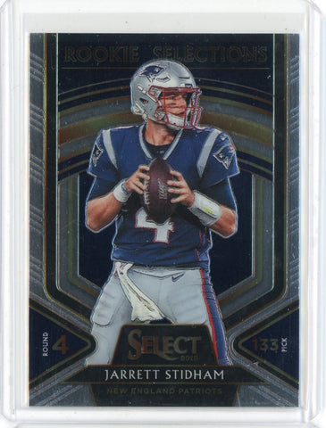 2019 Panini Select NFL Jarrett Stidham Rookie Selections Card #15