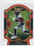 2020 Panini Select NFL Kj Hamler Concourse Red Prizm Die Cut RC Card #67