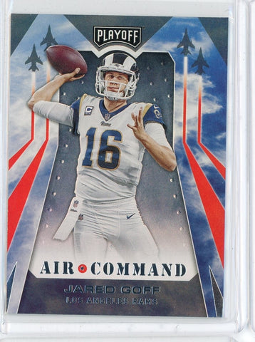 2019 Panini Playoff NFL Jared Goff Air Command Card #18