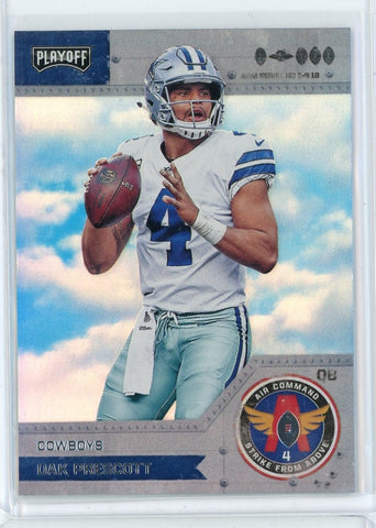 2018 Panini Playoff NFL Dak Prescott Strike from Above Card #4