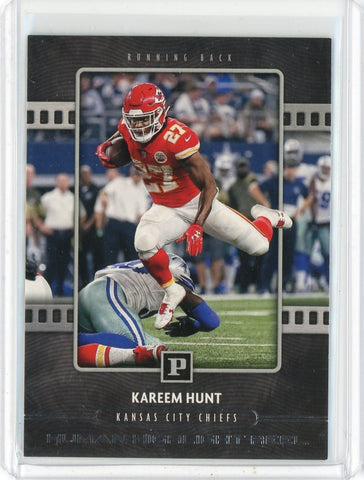 2018 Panini Football NFL Kareem Hunt Human Highlight Reel Card #13