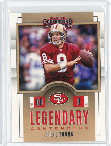 2017 Panini Contenders NFL Steve Young Legendary Contenders Card #LC-13