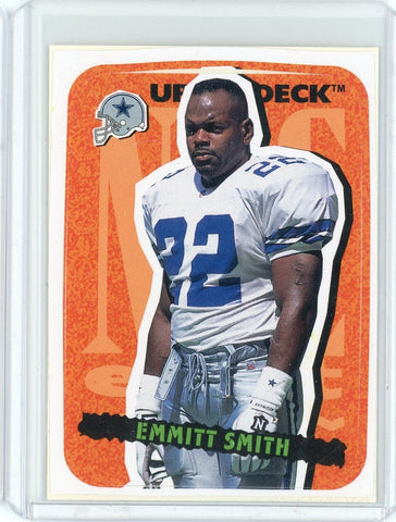 1995 Upper Deck NFL Emmitt Smith Sticker #11 of 90