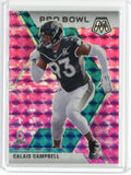 2020 Panini Mosaic NFL Calias Campbell Pink Camo Prizm Card #255