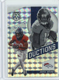 2020 Panini Mosaic NFL Jerry Jeudy Introductions Silver Prizm Card #19