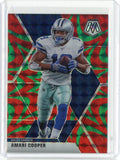 2020 Panini Mosaic NFL Amari Cooper Reactive Blue Prizm Card #59