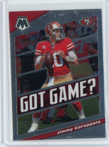 2020 Panini Mosaic NFL Jimmy Garoppolo Got Game Card #GG5