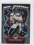 2020 Panini Mosaic NFL Russell Wilson Men of Mastery Card #MM19